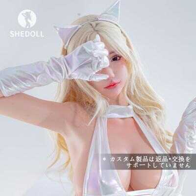 SHEDOLL 雷電将軍コスプレ人形 楚琳｜163cm Hカップ 猫耳付き銀鎧（カスタムウィッグ・永久メイク)